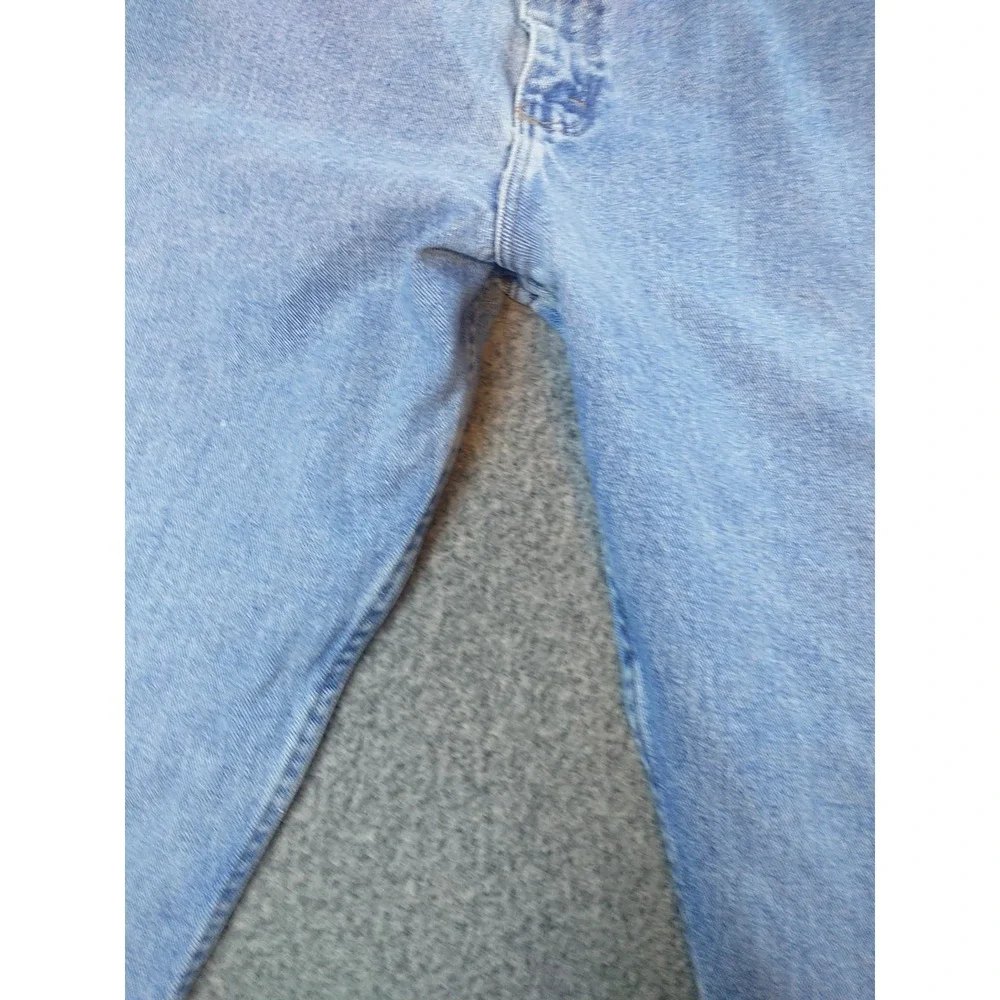 Wrangler 976T1SB Mens Light Wash Straight Leg Denim Jeans 40x31 Blue Cotton